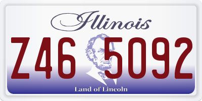 IL license plate Z465092