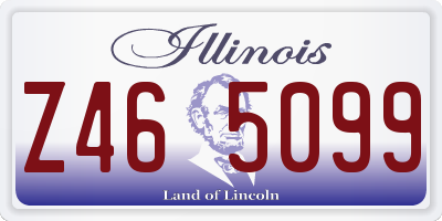 IL license plate Z465099