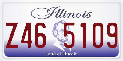 IL license plate Z465109