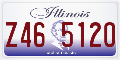 IL license plate Z465120