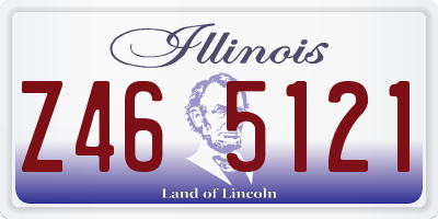 IL license plate Z465121