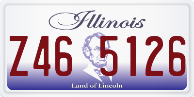 IL license plate Z465126