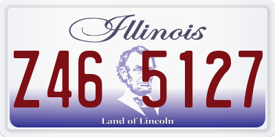 IL license plate Z465127