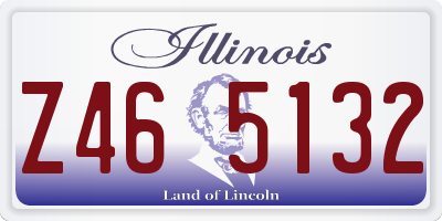 IL license plate Z465132