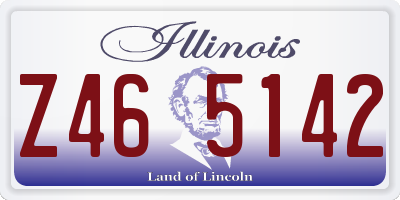 IL license plate Z465142