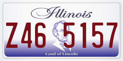 IL license plate Z465157