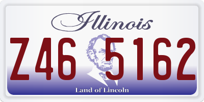 IL license plate Z465162