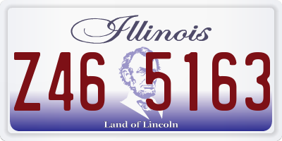 IL license plate Z465163