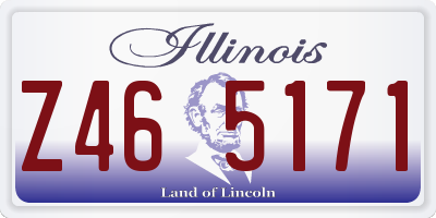 IL license plate Z465171