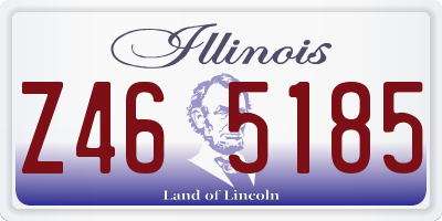 IL license plate Z465185