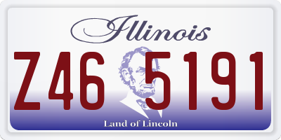 IL license plate Z465191