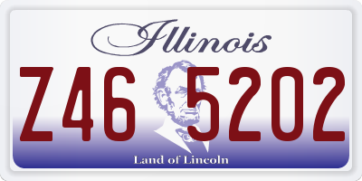 IL license plate Z465202