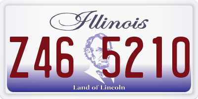 IL license plate Z465210