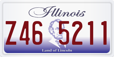 IL license plate Z465211