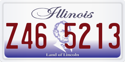 IL license plate Z465213