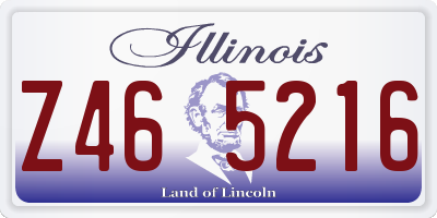 IL license plate Z465216