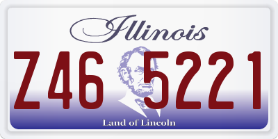 IL license plate Z465221