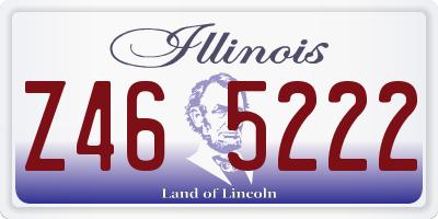 IL license plate Z465222