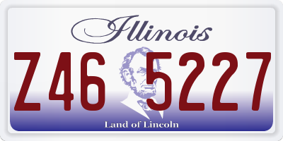 IL license plate Z465227