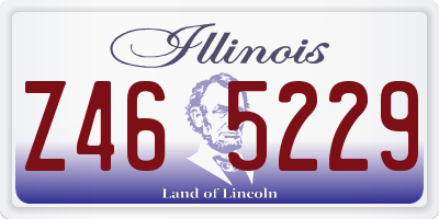 IL license plate Z465229