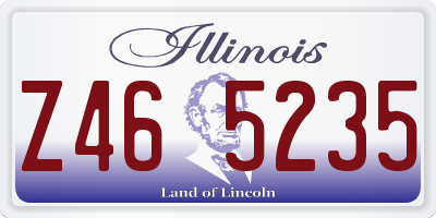 IL license plate Z465235