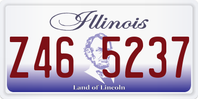 IL license plate Z465237