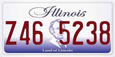 IL license plate Z465238