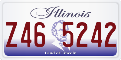 IL license plate Z465242
