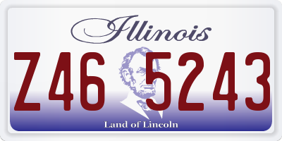 IL license plate Z465243