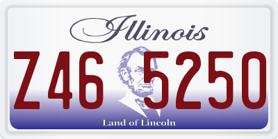 IL license plate Z465250