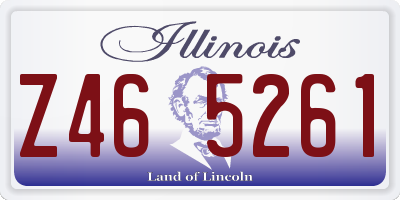 IL license plate Z465261