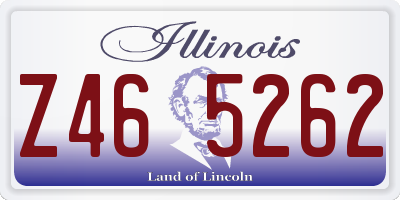 IL license plate Z465262