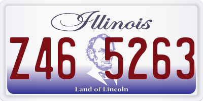 IL license plate Z465263