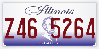 IL license plate Z465264
