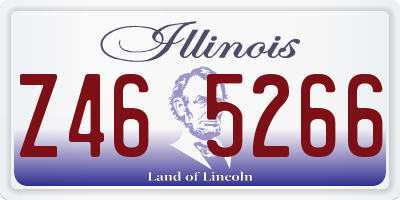 IL license plate Z465266
