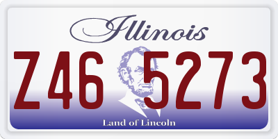 IL license plate Z465273