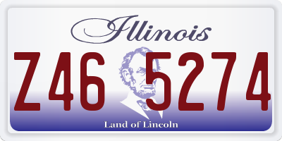 IL license plate Z465274