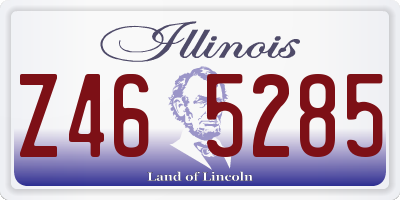 IL license plate Z465285