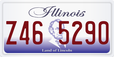 IL license plate Z465290