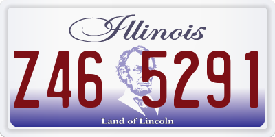 IL license plate Z465291