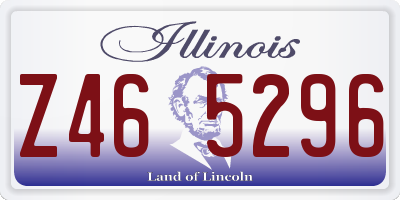 IL license plate Z465296