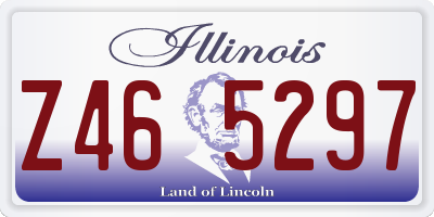 IL license plate Z465297
