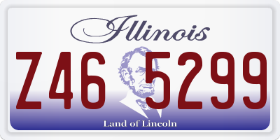 IL license plate Z465299