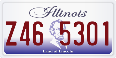 IL license plate Z465301