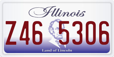 IL license plate Z465306
