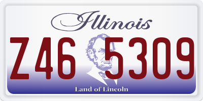 IL license plate Z465309