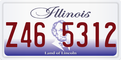 IL license plate Z465312