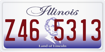 IL license plate Z465313