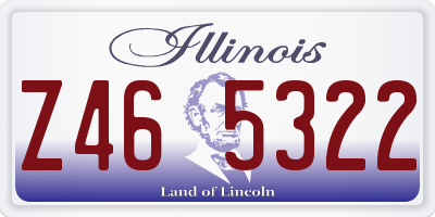 IL license plate Z465322