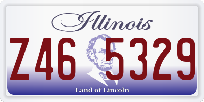IL license plate Z465329